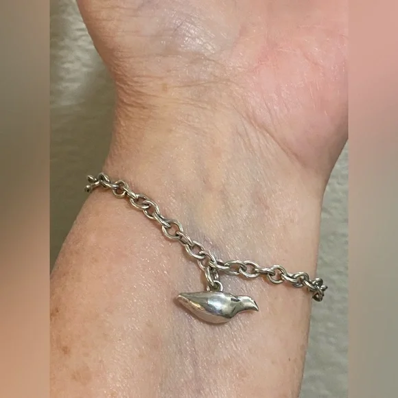 Sterling Bird Charm Bracelet - Picture 7 of 7